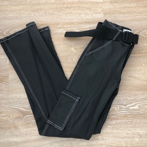 I.Am.Gia Black leather pants - Picture 1 of 2